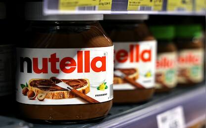 Jars of Nutella hazelnut chocolate spread, manufactured by Ferrero International SA, in a supermarket in Rome, Italy, on Friday, July 11, 2025. Ferrero International SA agreed to acquire WK Kellogg Co. for an enterprise value of $3.1 billion, pushing the Italian family-owned candy business further into the lucrative US market. Photographer: Alessia Pierdomenico/Bloomberg