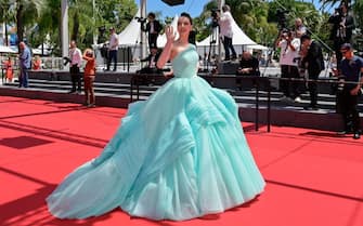 CANNES, FRANCE - MAY 18: Kelly Prehn attends the "Caught By The Tides" Red Carpet at the 77th annual Cannes Film Festival at Palais des Festivals on May 18, 2024 in Cannes, France. (Photo by Stephane Cardinale - Corbis/Corbis via Getty Images)
