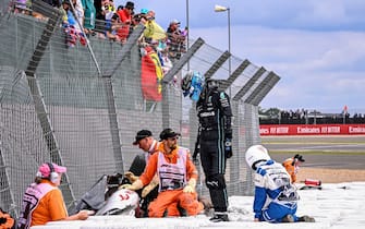Gp Gran Bretagna, incidente a Silverstone, F1