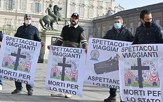 manifestazione dei lavoratori del settore cultura 'Torniamo a fare spettacolo