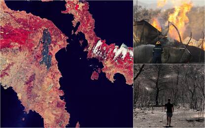 Incendio in Grecia