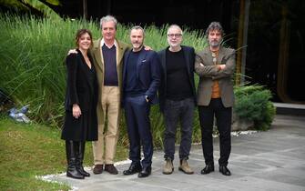 Roma : Sede Rai Viale Mazzini . Photocall Napoli Milionaria . Nella foto :  Vanessa Scalera,Luca Miniero , Massimiliano Gallo e Filippo Gili