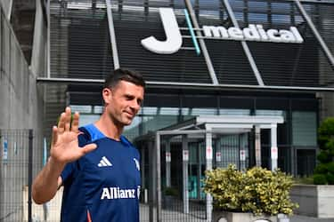 TURIN, ITALY - JULY 8: Thiago Motta Head coach of Juventus FC attends the Juventus Medical Tests at Jmedical on July 8, 2024 in Turin, Italy. (Photo by Stefano Guidi/Getty Images)