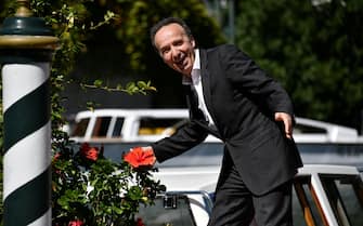 Roberto Benigni a Venezia per il Leone d'Oro alla carriera