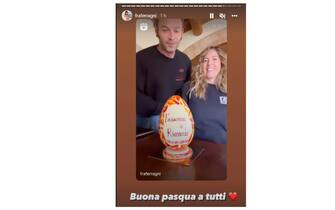 storia auguri pasquali sorella Ferragni
