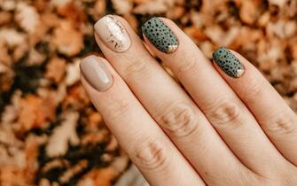 manicure autunnale