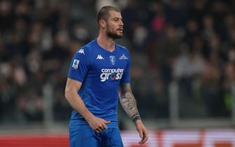 Turin, Italy. 27th Jan, 2024. Alberto Cerri of Empoli FC looks on during the Serie A match at Allianz Stadium, Turin. Picture credit should read: Jonathan Moscrop/Sportimage Credit: Sportimage Ltd/Alamy Live News