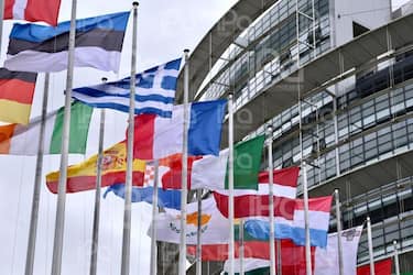 Illustrations during 70th anniversary of European Parliament on November 22, 2022, in Strasbourg, Northeastern France. Photo by Nicolas Roses/ABACAPRESS.COM