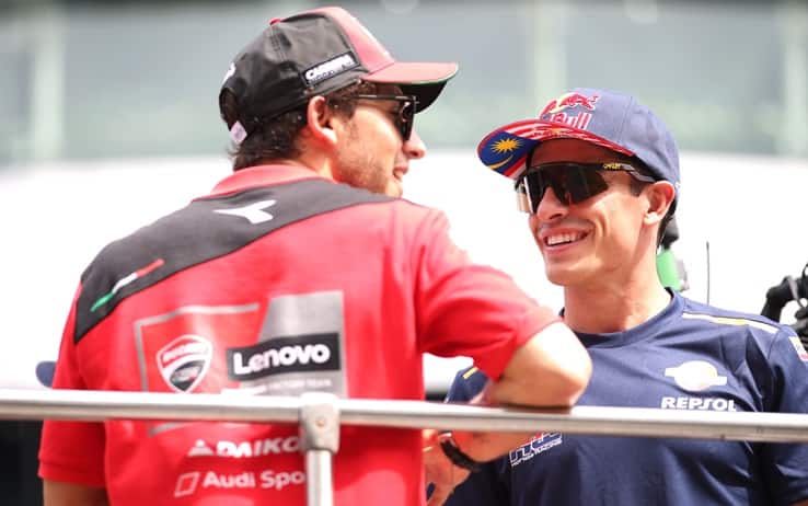 Enea Bastianini e Marc Marquez