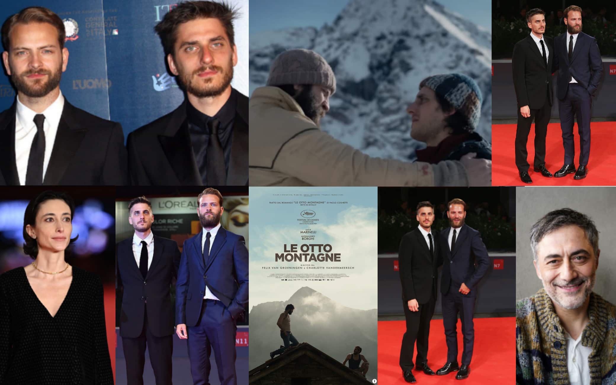 Cannes 2022, il cast di Le otto montagne, il film in concorso al