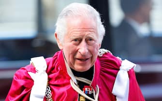LONDON, UNITED KINGDOM - MAY 24: (EMBARGOED FOR PUBLICATION IN UK NEWSPAPERS UNTIL 24 HOURS AFTER CREATE DATE AND TIME) Prince Charles, Prince of Wales, Great Master of the Honourable Order of the Bath, attends a Service of Installation of Knights Grand Cross of the Honourable Order of the Bath at Westminster Abbey on May 24, 2022 in London, England. The Most Honourable Order of the Bath is an order of chivalry established as a military order by Letters Patent of George I on 18th May 1725 when the Dean of Westminster was made Dean of the Order in perpetuity and King Henry VII's Lady Chapel at Westminster Abbey was designated as the Chapel of the Order. (Photo by Max Mumby/Indigo/Getty Images)