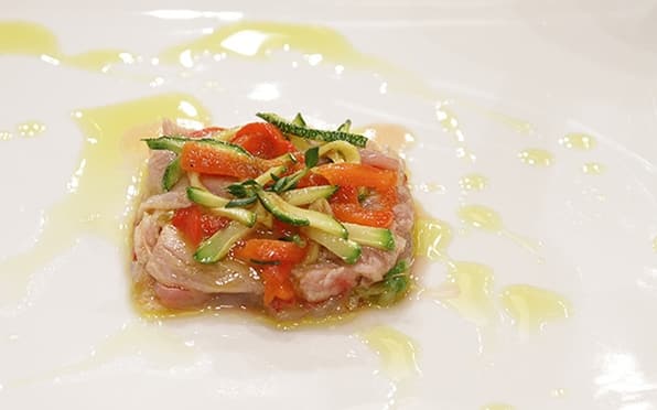 Doppio Carpaccio crudo e cotto