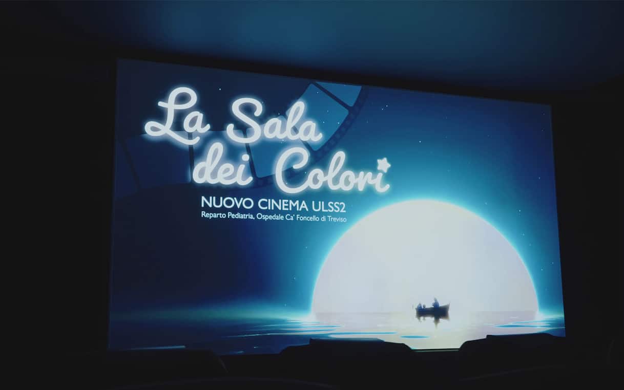 Un cinema in corsia: a Treviso nasce la “Sala dei Colori”