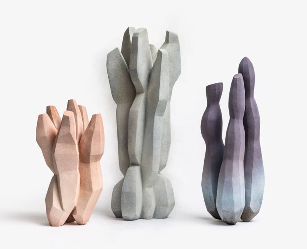 Turi Heisselberg Pedersen, Budding Shape, Developmental Rhythm, Sprouting Shape. Photo by Oleak Hoj. Courtesy of the artist and Peach Corner