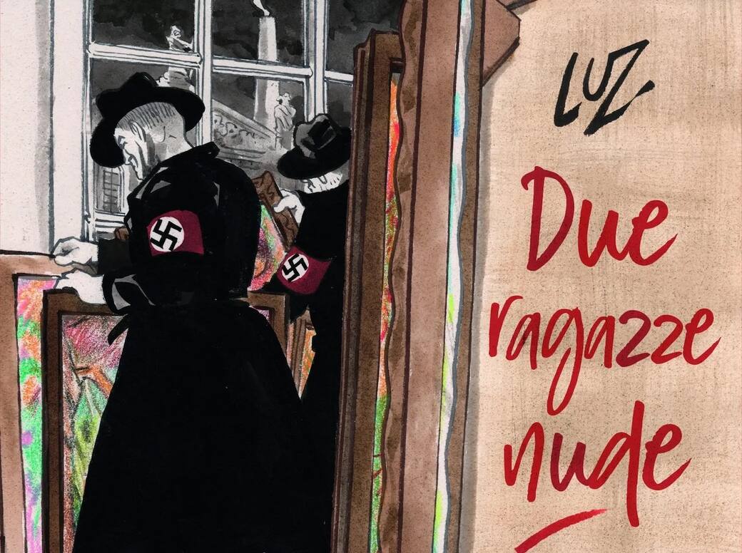 Un dettaglio della copertina di “Due ragazze nude”