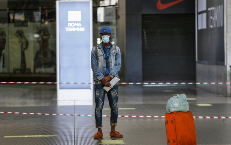 Coronavirus Roma, Fase 2: stazione Termini tornano i viaggiatori
