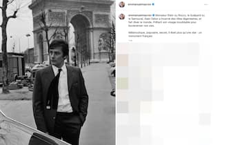 Il post di Macron su Alain Delon Il post di Macron su Alain Delon