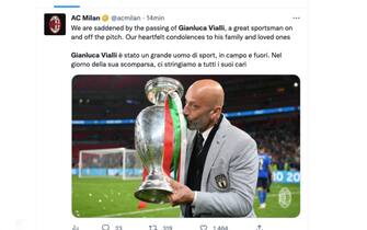 Il tweet del Milan