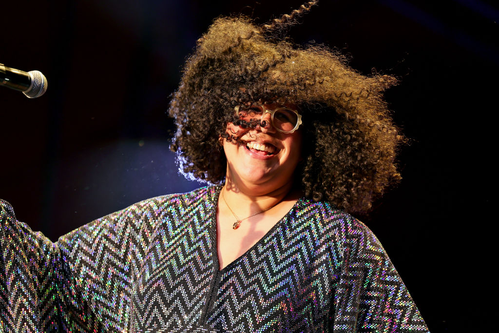 INDIO, CALIFORNIA - APRIL 19: (FOR EDITORIAL USE ONLY) Brittany Howard performs at the Gobi Tent during the 2024 Coachella Valley Music and Arts Festival at Empire Polo Club on April 19, 2024 in Indio, California. (Photo by Theo Wargo/Getty Images for Coachella)