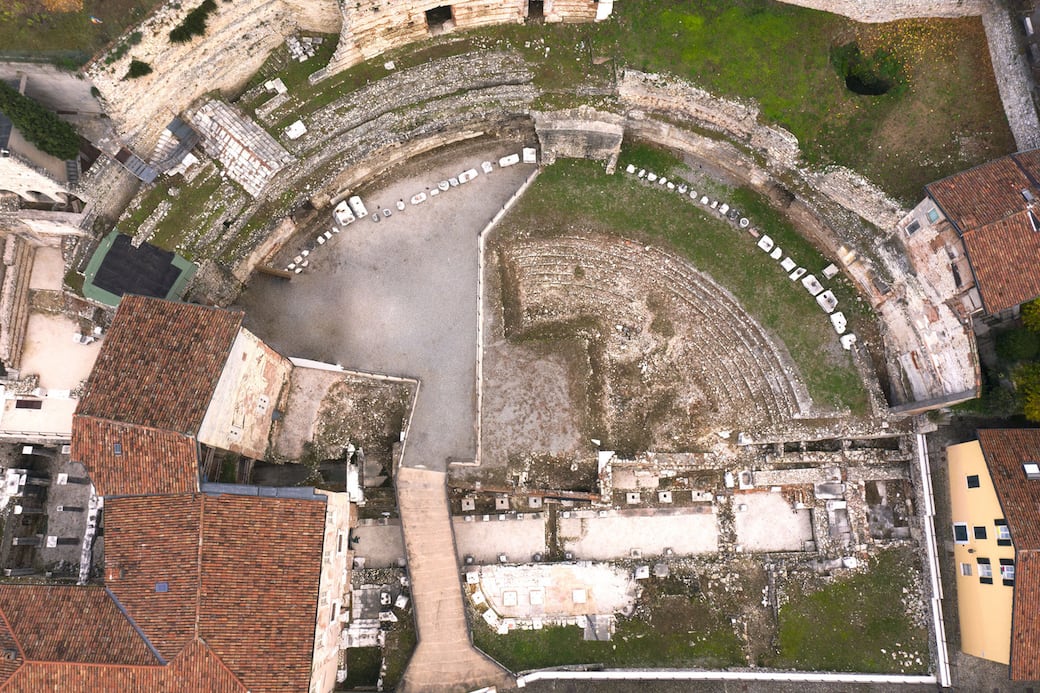 Teatro romano - Parco archeologico di Brescia romana ©Archivio Fotografico Musei Civici di Brescia