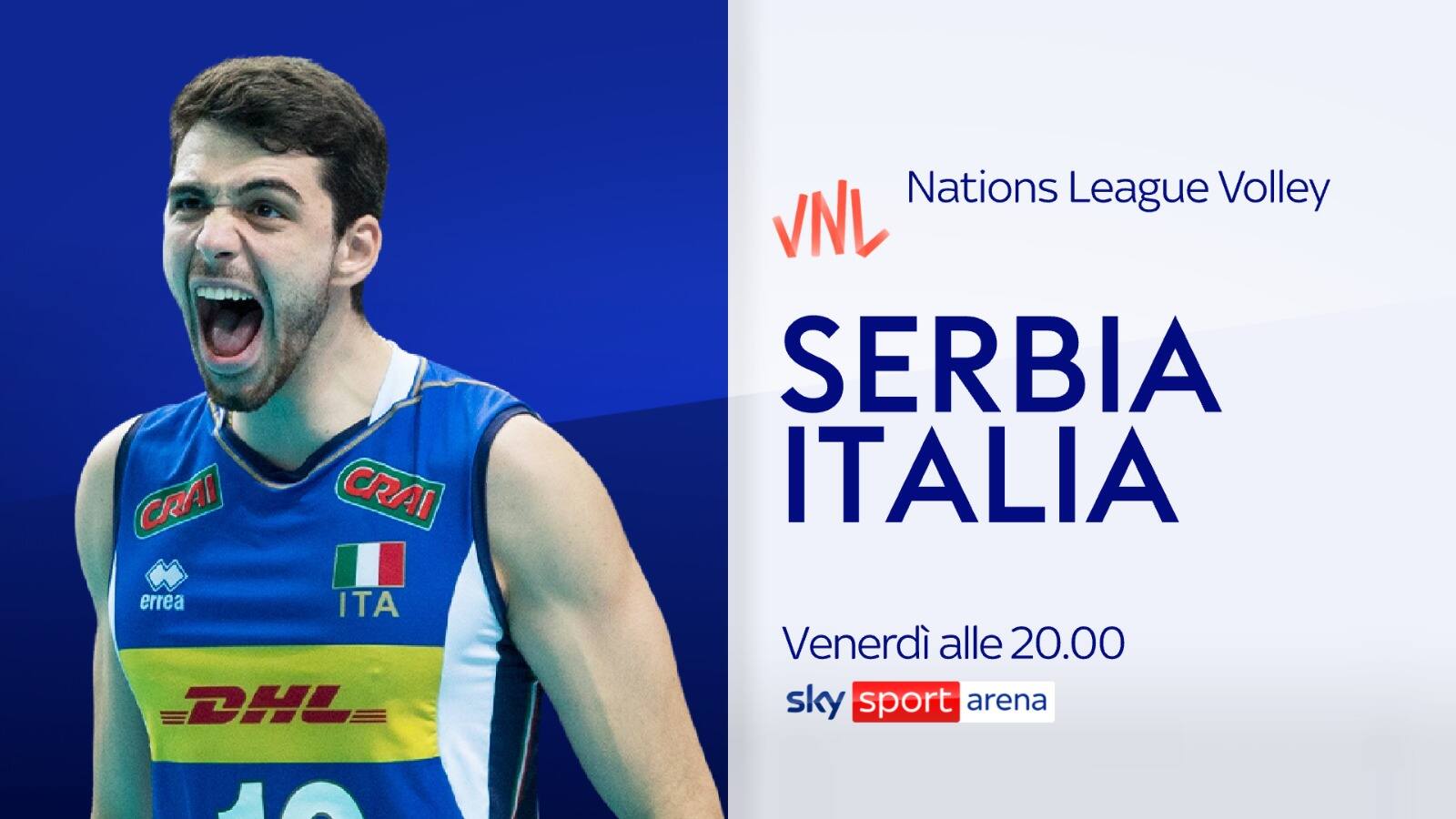 Italia-Serbia grafica