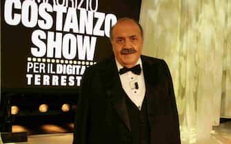  Maurizio Costanzo ripreso durante la registrazione di una puntata del suo ''show'', settembre 2005  MAURIZIO BRAMBATTI /ANSA 