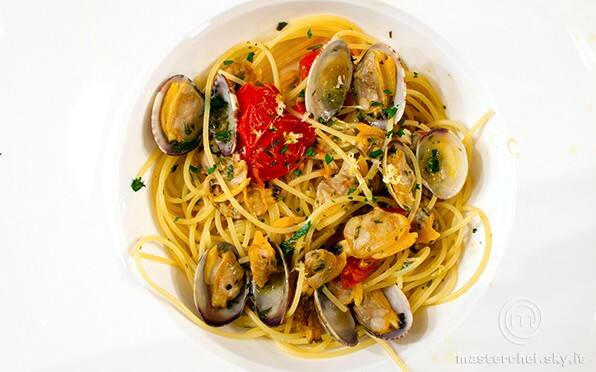 Spaghetti alle vongole veraci al profumo di limone