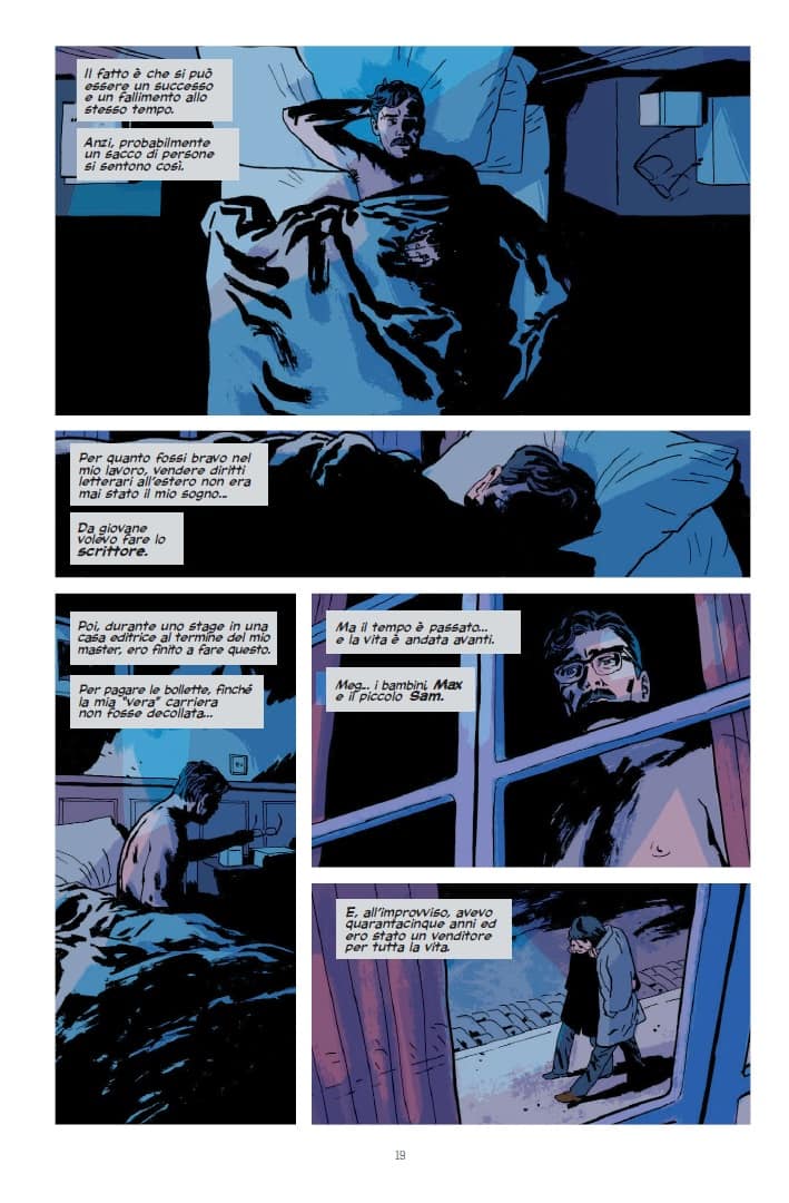 Una tavola di Night Fever di Ed Brubaker e Sean Phillips