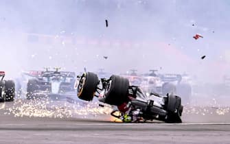 Gp Gran Bretagna, incidente a Silverstone, F1