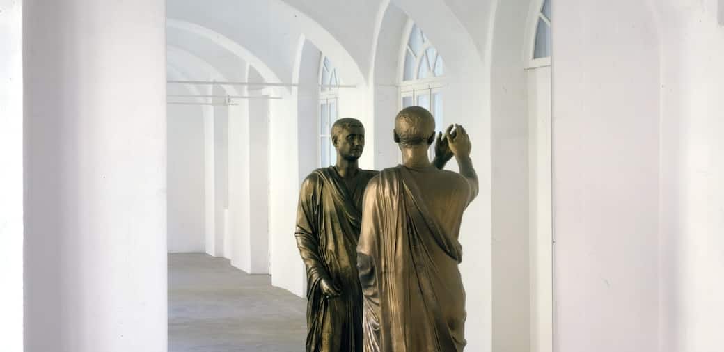 Michelangelo Pistoletto, L’Etrusco, 1976. Per gentile concessione di Opera Laboratori e Fondazione Musei Senesi