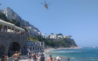 Elicottero a Capri