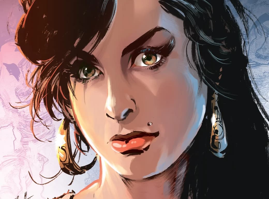 Un dettaglio della copertina di “Amy Winehouse in Comics”