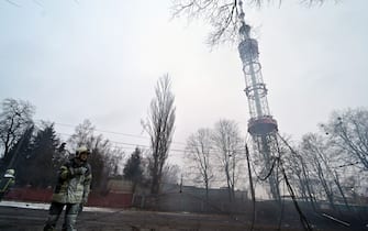 torre colpita da raid