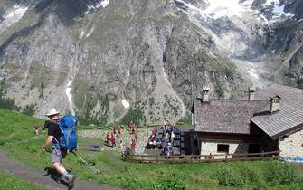 Un rifugio in montagna