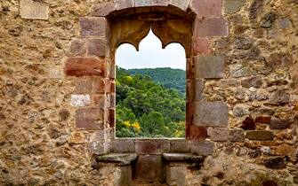 Ruins of Laconi castle, Sardinia, Italy. (Photo by: Philippe Lissac/Godong/Universal Images Group via Getty Images)