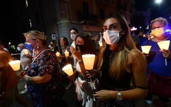 Genova, fiaccolate per le vittime del Ponte Morandi