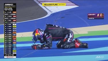Caduta per Jorge Martin nel Gp Qatar