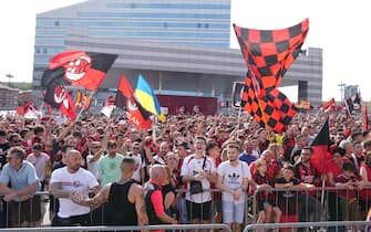 MILANO – Festa del Milan per la vincita del 19° scudetto a Casa Milan