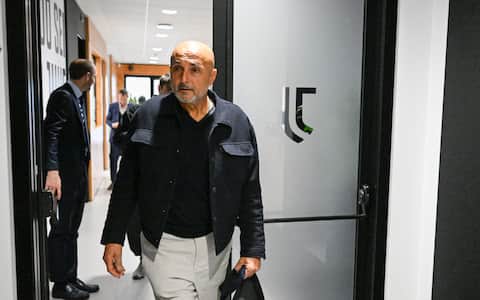 TURIN, ITALY - OCTOBER 30: Juventus New Head Coach Luciano Spalletti arrives at JTC (Juventus Training Center) on October 30, 2025 in Turin, Italy.  (Photo by Daniele Badolato - Juventus FC/Juventus FC via Getty Images)