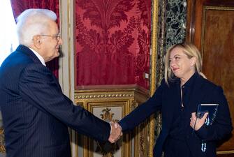Giorgia Meloni e Sergio Mattarella