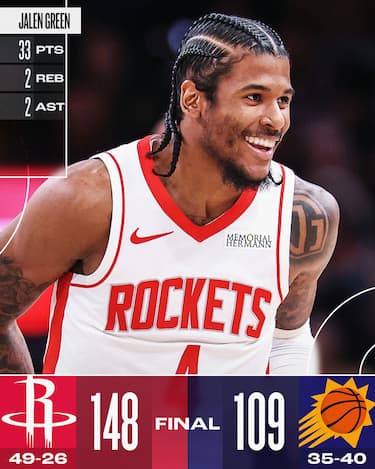 PHOENIX SUNS-HOUSTON ROCKETS 109-148