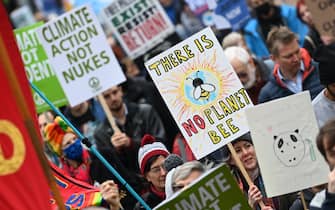 Manifestanti per il clima