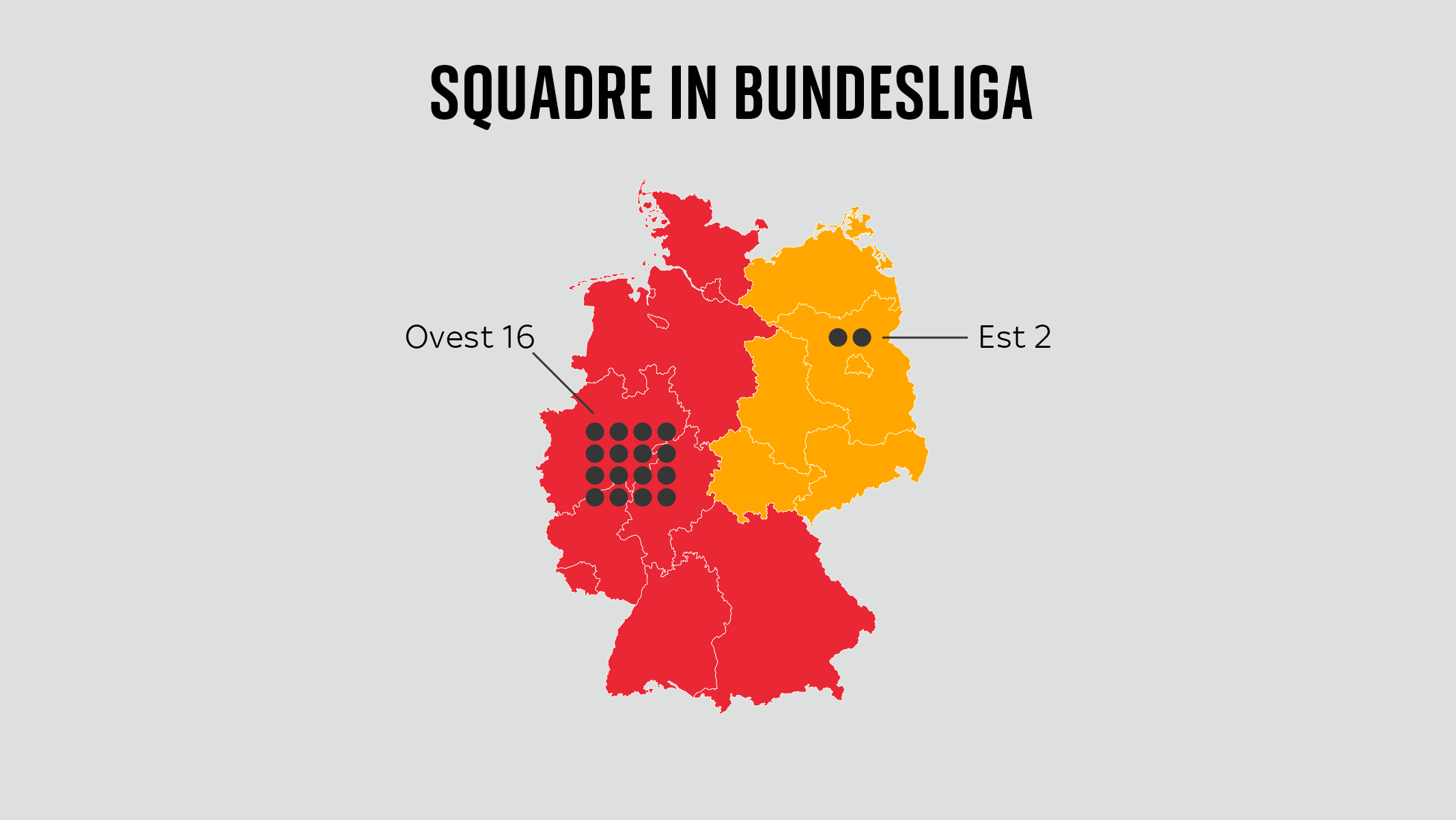 cartina germania est e ovest