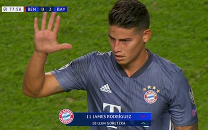 James, manita al Benfica ricordando il Porto