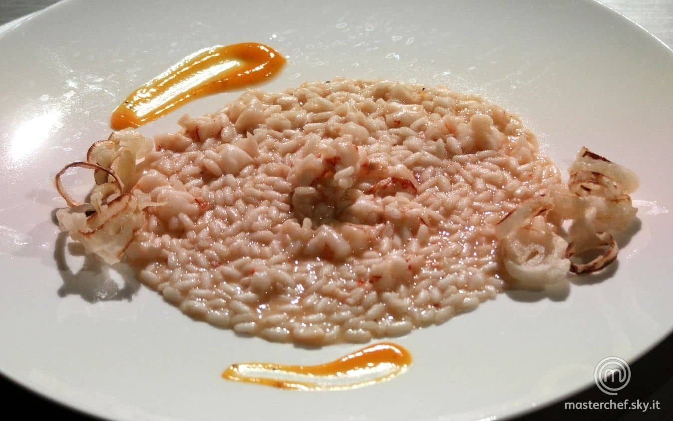 Risotto ai gamberi marinati