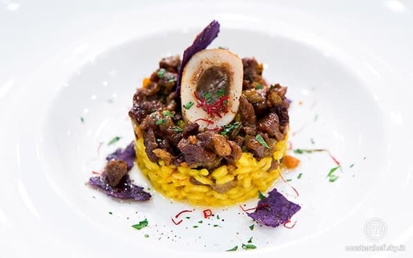 Risotto di spezzatino di ossobuco