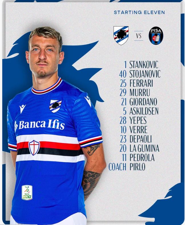 Formazione Sampdoria