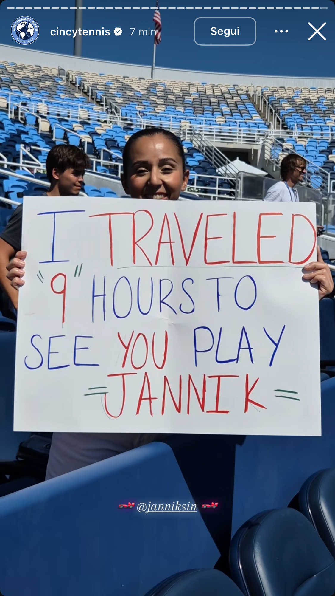 Foto: Instagram @cincytennis