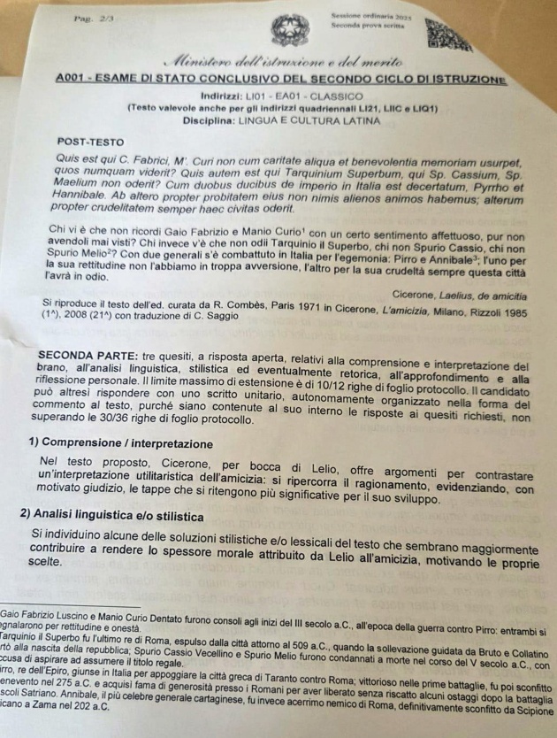 cicerone maturità