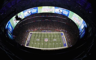 ATLANTA, GA - FEBRUARY 03: A general view of action in the second half during Super Bowl LIII between the Los Angeles Rams and the New England Patriots at Mercedes-Benz Stadium on February 3, 2019 in Atlanta, Georgia.  (Photo by Kevin C. Cox/Getty Images)